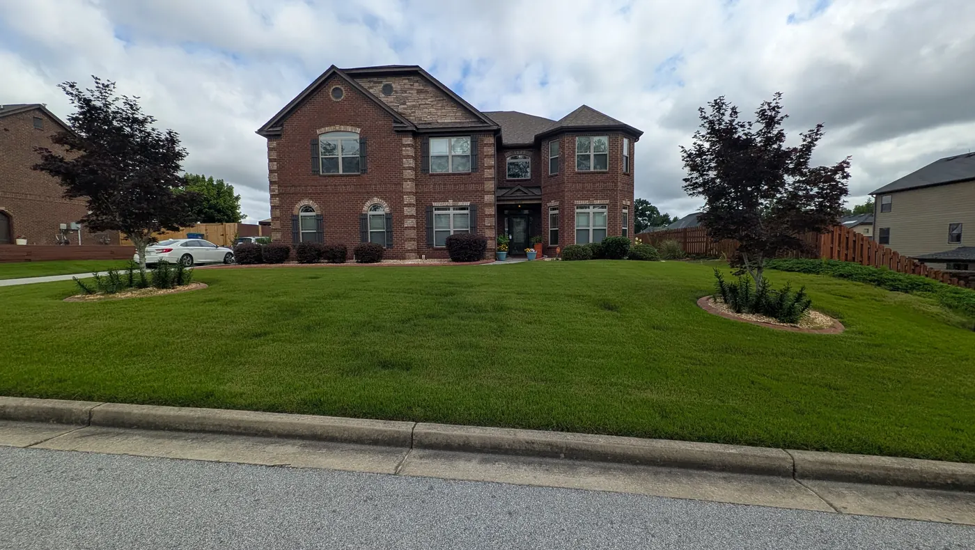 A lawn treated by Grass Armor in metro Atlanta